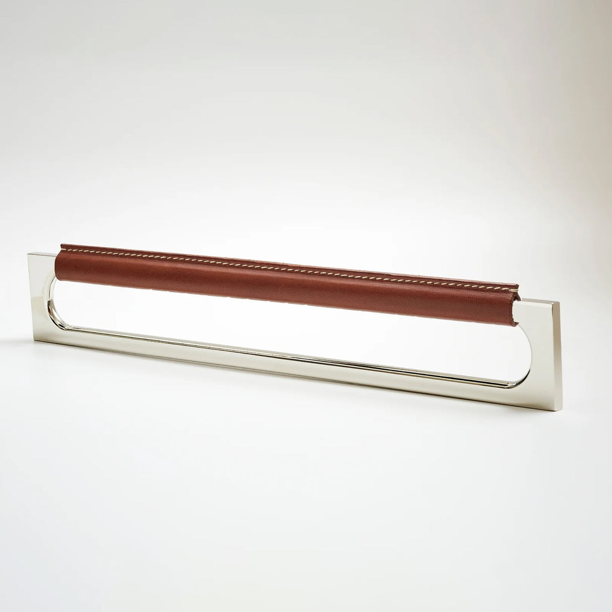 Stitch 12 Leather Cabinet Pull