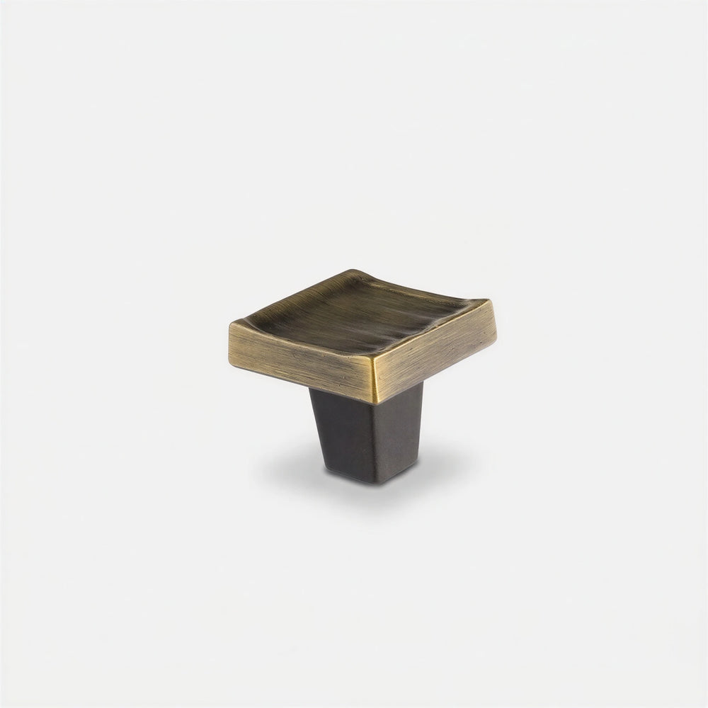 Forged 3 Organic Square Cabinet Knob