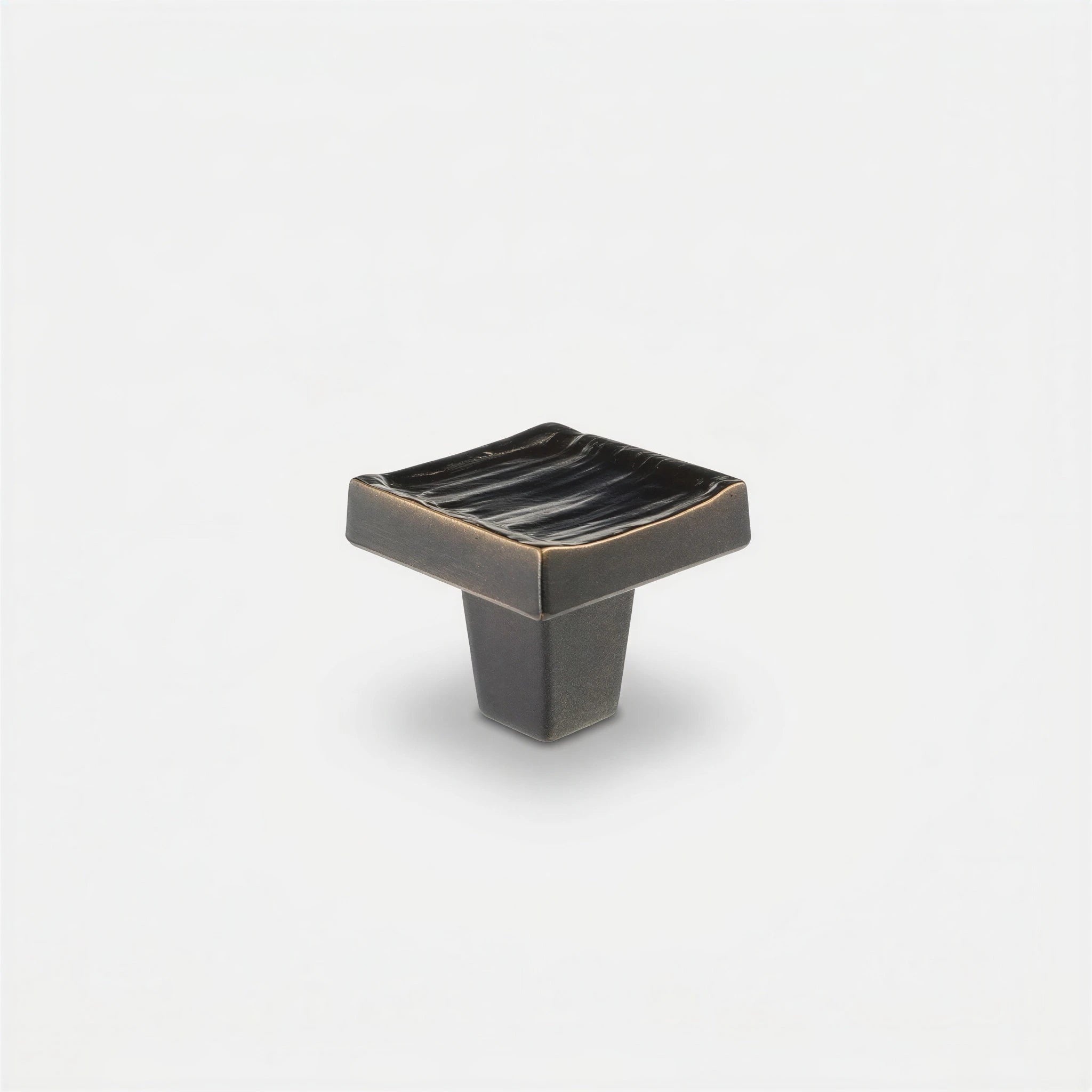 Forged 3 Organic Square Cabinet Knob
