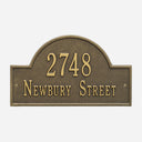 Arch Personalized Address Plaque