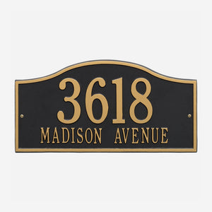 Rolling Hills Personalized Address Plaque