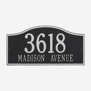 Rolling Hills Personalized Address Plaque