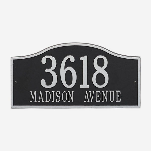 Rolling Hills Personalized Address Plaque