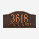 Rolling Hills Personalized Address Plaque