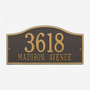 Rolling Hills Personalized Address Plaque