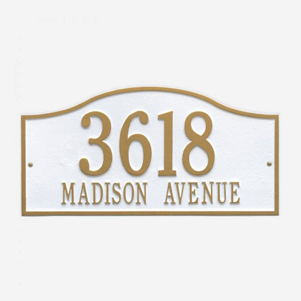 Rolling Hills Personalized Address Plaque