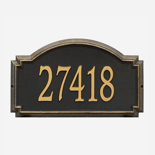 Williamsburg Address Plaque