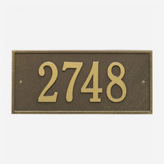 Hartford Personalized Address Plaque