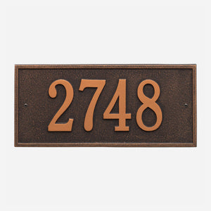 Hartford Personalized Address Plaque