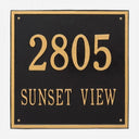 Personalized Square Address Plaque