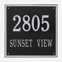 Personalized Square Address Plaque