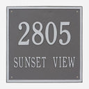 Personalized Square Address Plaque