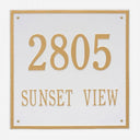 Personalized Square Address Plaque