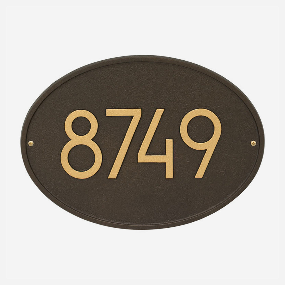 Hawthorn Personalized Address Plaque