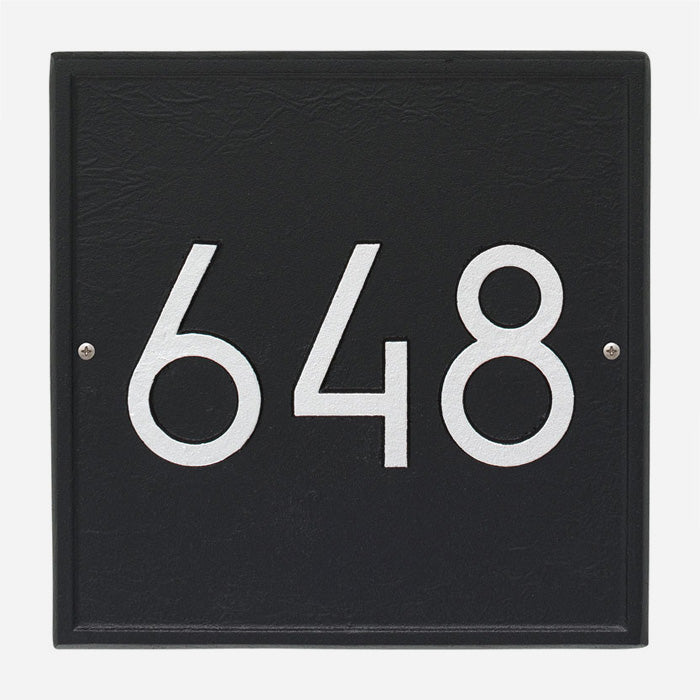 Square Modern Address Plaque