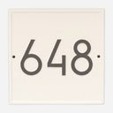 Square Modern Address Plaque