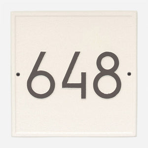 Square Modern Address Plaque