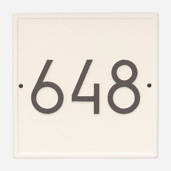 Square Modern Address Plaque
