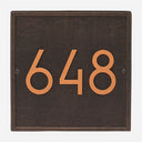 Square Modern Address Plaque