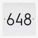 Square Modern Address Plaque