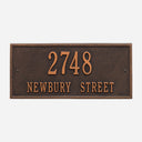 Hartford Two Line Address Plaque
