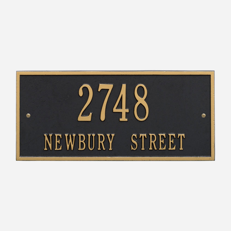 Hartford Two Line Address Plaque – San Diego Hardware