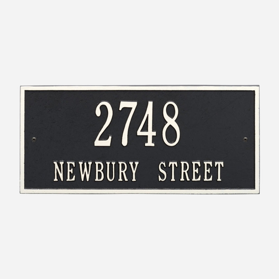 Hartford Two Line Address Plaque – San Diego Hardware