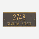 Hartford Two Line Address Plaque