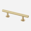 Solid Brass Round Bar Cabinet Pull