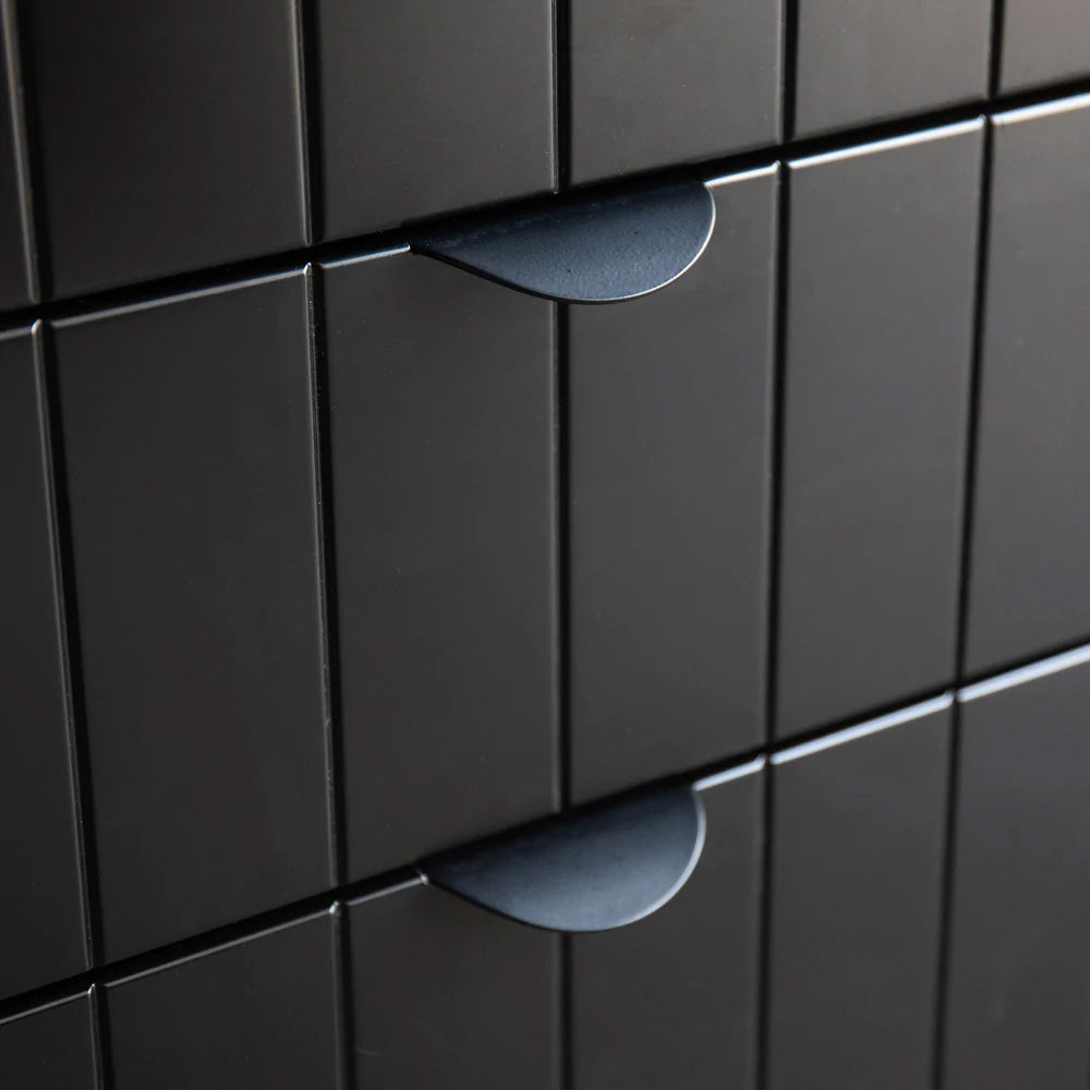 Lo & Co Lincoln Pull - Black - Flooring Bathrooms Interiors