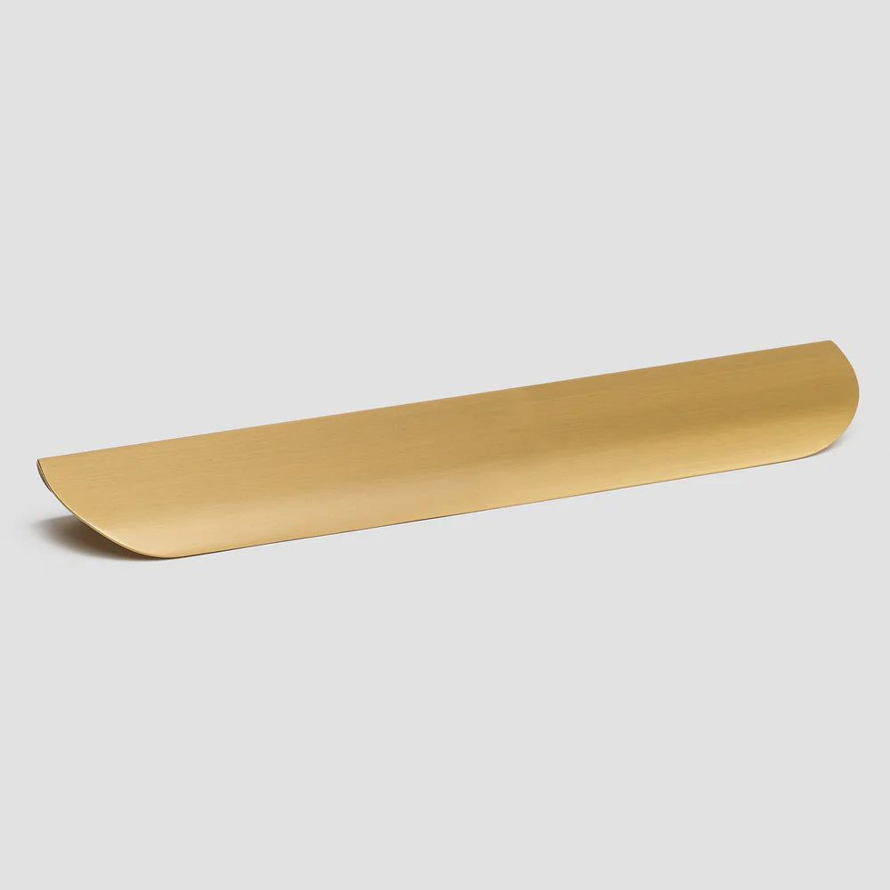 Brass Minimalist Lip Edge Cabinet Pull | Brass Edge Cabinet Pulls