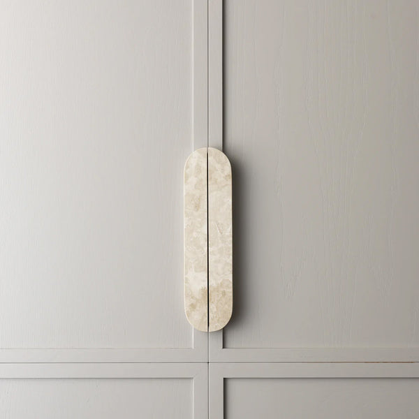 Travertine Dot Handle [Pair]