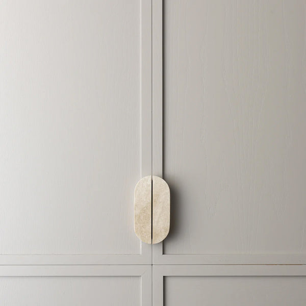 Travertine Dot Handle [Pair]