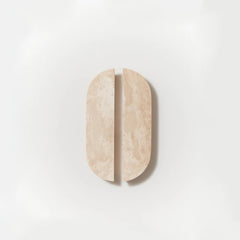 Travertine Dot Handle [Pair]