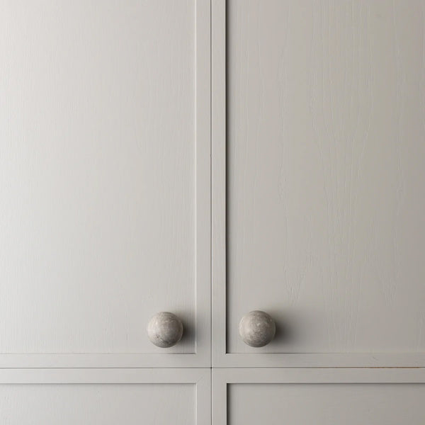 Grey Tundra Marble Hubble Cabinet Knob