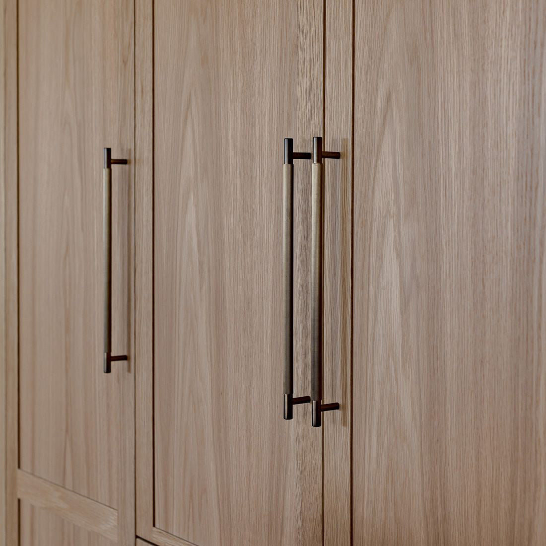 Linear Knurled Cabinet Pull