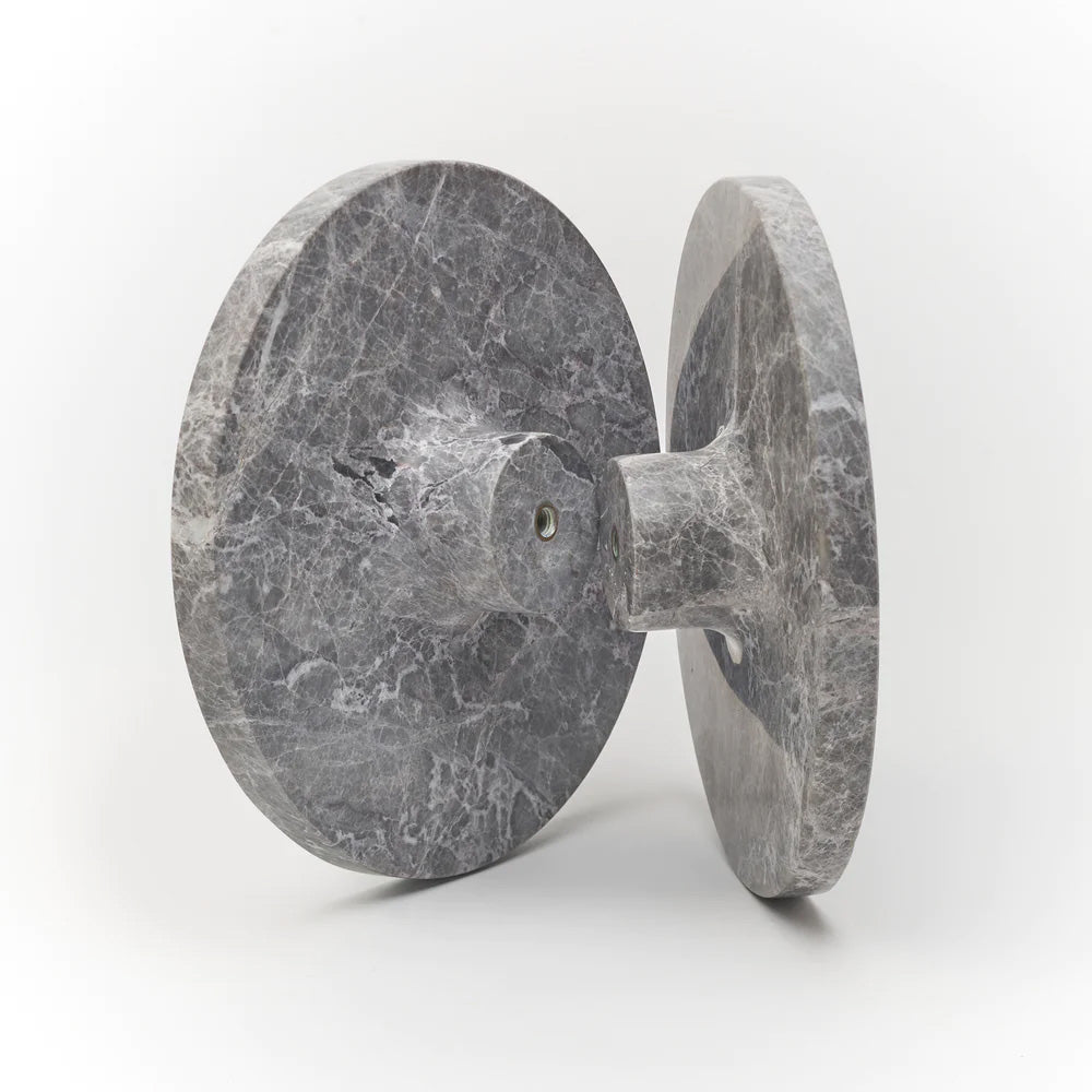 Tundra Grey Marble Ora Entry Pull Set