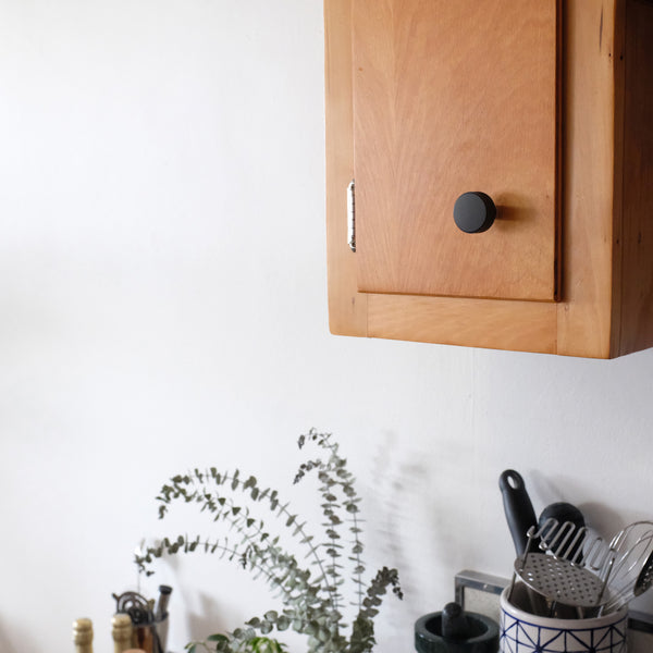 Ribbed Cabinet Knob