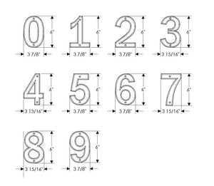 Torrey Pines House Numbers