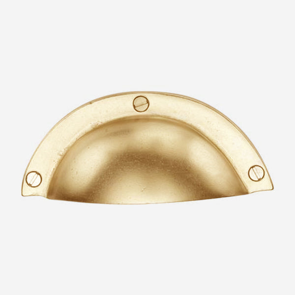 Solid Bronze Cup Cabinet Pull