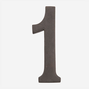 Solid Bronze Traditional House Numbers
