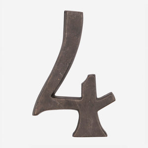 Solid Bronze Traditional House Numbers