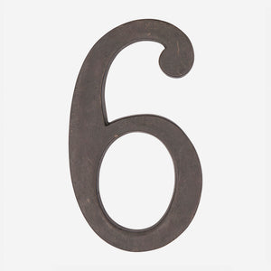 Solid Bronze Traditional House Numbers