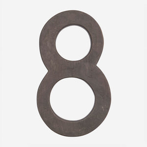Solid Bronze Traditional House Numbers