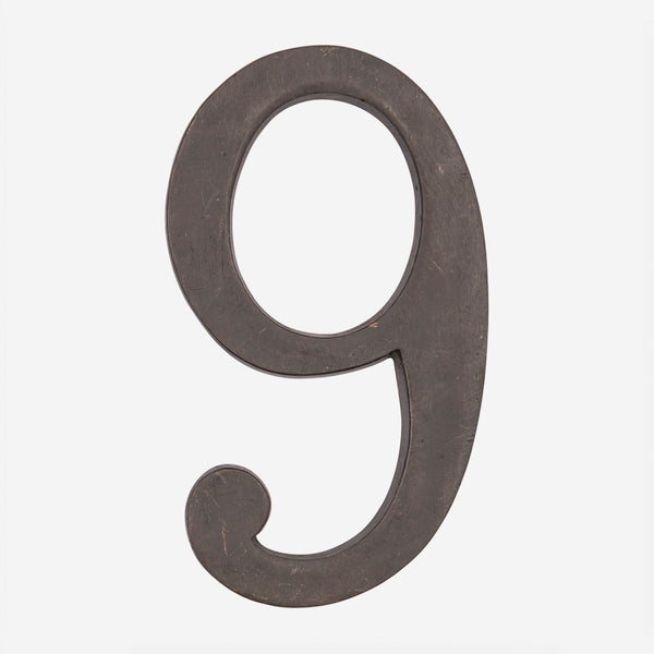 Solid Bronze Traditional House Numbers