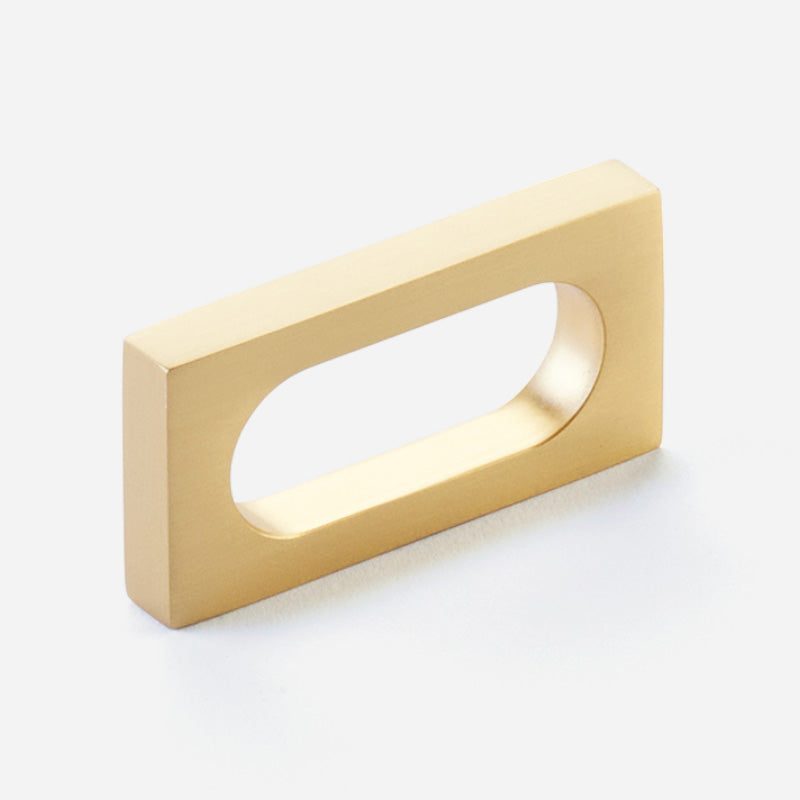 Cafe Modern Oval Slot Cabinet Pull