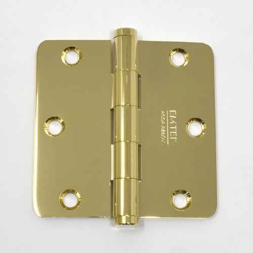 Steel Residential 1/4" Radius Corner Hinge (Pair)