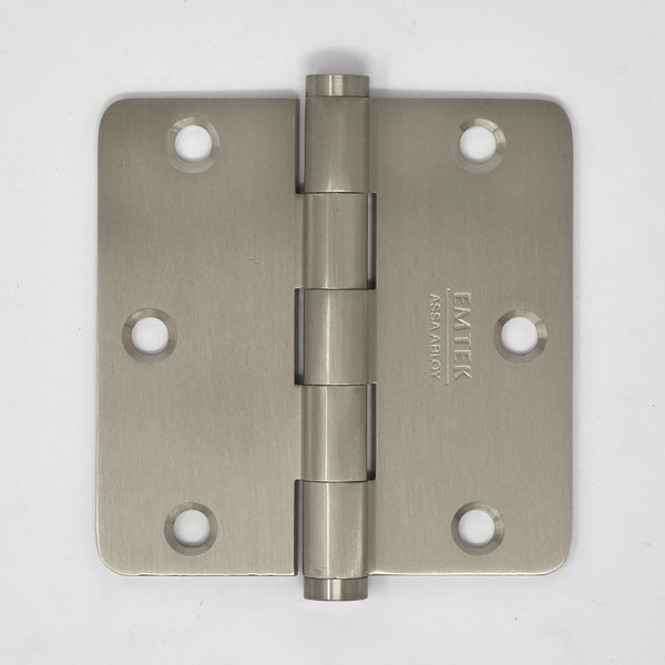Steel Residential 1/4" Radius Corner Hinge (Pair)