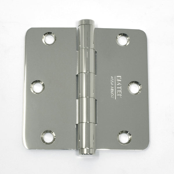 Steel Residential 1/4" Radius Corner Hinge (Pair)
