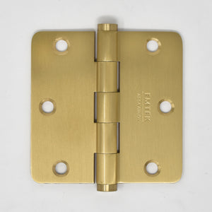 Steel Residential 1/4" Radius Corner Hinge (Pair)